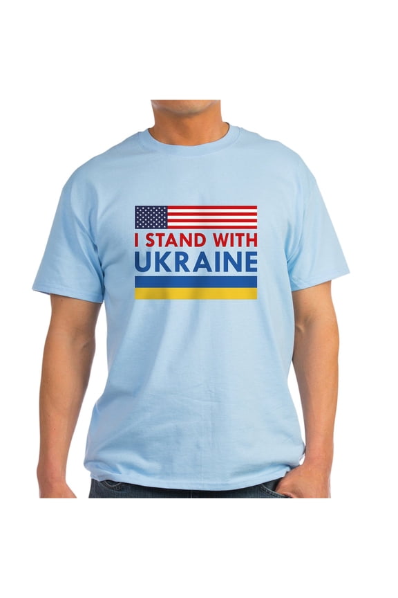 - I Stand With Ukraine Light T Shirt - Men's Classic Graphic T-Shirt