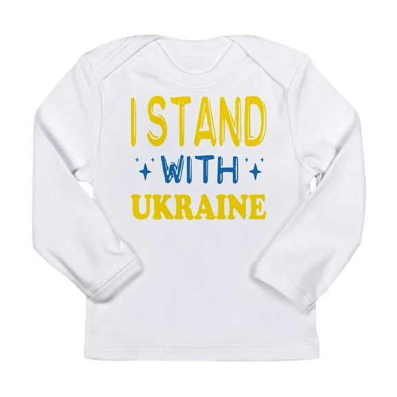 CafePress - I Stand With Ukraine Long Sleeve T Shirt - Long Sleeve Infant T-Shirt