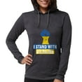 thumbnail image 1 of CafePress - I Stand With Ukraine Long Sleeve T Shirt - Womens Hooded Shirt, 1 of 3