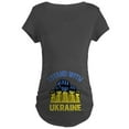 thumbnail image 1 of CafePress - I Stand With Ukraine Maternity T Shirt - Maternity Dark T-Shirt, 1 of 3
