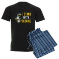 thumbnail image 1 of CafePress - I Stand With Ukraine Men's Dark Pajamas - Men's Dark Loose Fit Cotton Pajama Set, 1 of 7