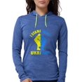 thumbnail image 1 of CafePress - I Stand With Ukraine Pride Ukr Long Sleeve T Shirt - Womens Hooded Shirt, 1 of 1