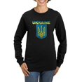thumbnail image 1 of CafePress - I Stand With Ukraine | Support The Ukrainians Long - Women's Long Sleeve Graphic Tee Casual Fit, 1 of 4
