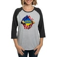thumbnail image 1 of CafePress - I Stand With Ukraine Support U Long Sleeve T Shirt - Womens Baseball Tee, 1 of 4