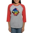 thumbnail image 1 of CafePress - I Stand With Ukraine Support U Long Sleeve T Shirt - Womens Baseball Tee, 1 of 4