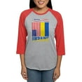 thumbnail image 1 of CafePress - I Stand With Ukraine Support U Long Sleeve T Shirt - Womens Baseball Tee, 1 of 4