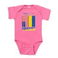 thumbnail image 1 of CafePress - I Stand With Ukraine Support Ukrainian A Body Suit - Cute Infant Bodysuit Baby Romper - Size Newborn - 24 Months, 1 of 3