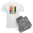 thumbnail image 1 of CafePress - I Stand With Ukraine Support Ukrainian Ame Pajamas - Men's Light Loose Fit Cotton Pajama Set, 1 of 7
