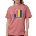 thumbnail image 1 of CafePress - I Stand With Ukraine Support Ukrainian Ame T Shirt - Womens Comfort Colors® Shirt, 1 of 4
