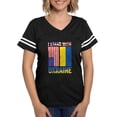 thumbnail image 1 of CafePress - I Stand With Ukraine Support Ukrainian Ame T Shirt - Womens Football Shirt, 1 of 4