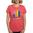 thumbnail image 1 of CafePress - I Stand With Ukraine Support Ukrainian Ame T Shirt - Womens Tri-blend T-Shirt, 1 of 4