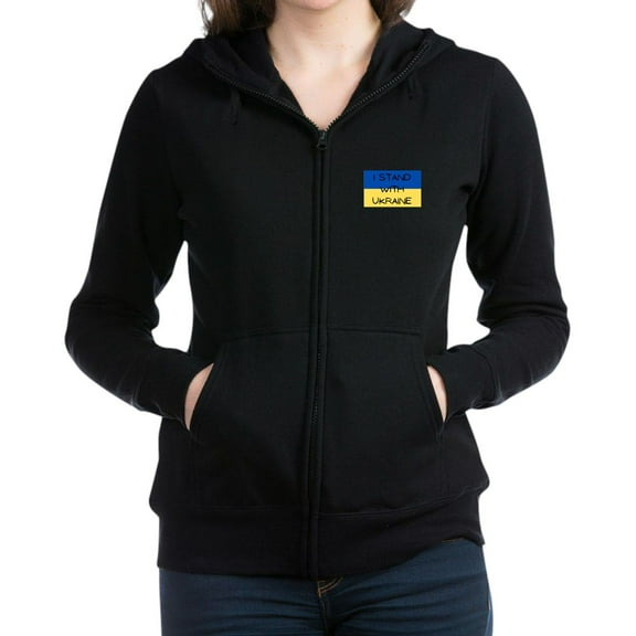 CafePress - I Stand With Ukraine Sweatshirt - Women's Zip Hoodie