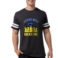 thumbnail image 1 of CafePress - I Stand With Ukraine T Shirt - Mens Football Shirt, 1 of 4