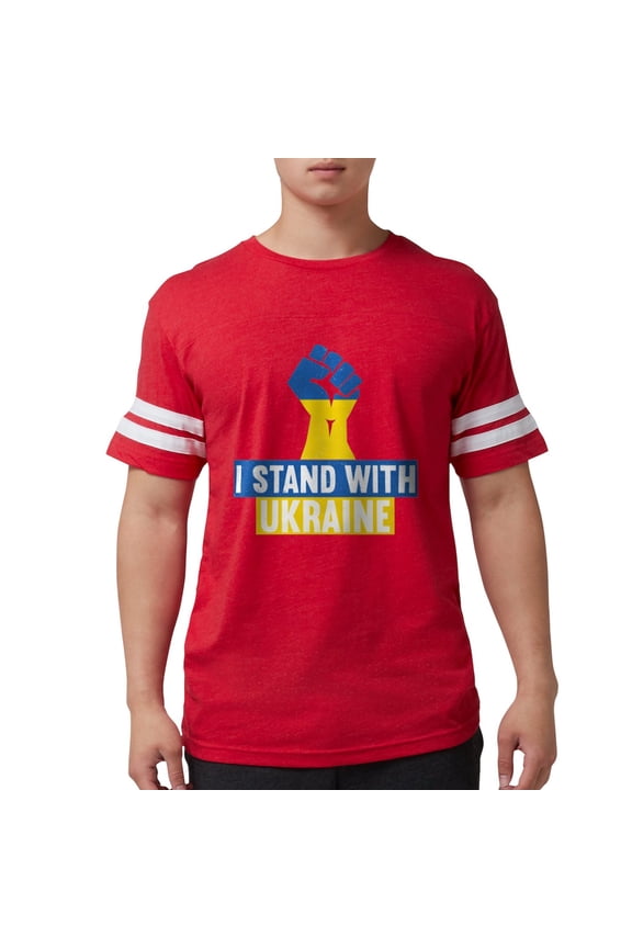 - I Stand With Ukraine T Shirt - Mens Football Shirt