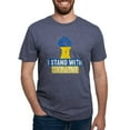 thumbnail image 1 of CafePress - I Stand With Ukraine T Shirt - Mens Tri-blend T-Shirt, 1 of 4