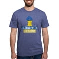 thumbnail image 1 of CafePress - I Stand With Ukraine T Shirt - Mens Tri-blend T-Shirt, 1 of 4