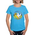 thumbnail image 1 of CafePress - I Stand With Ukraine T Shirt - Women's Traditional Fit Dark T-Shirt, 1 of 4