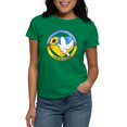 thumbnail image 1 of CafePress - I Stand With Ukraine T Shirt - Women's Traditional Fit Dark T-Shirt, 1 of 4
