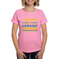 thumbnail image 1 of CafePress - I Stand With Ukraine Women's Dark T Shirt - Women's Traditional Fit Dark T-Shirt, 1 of 4
