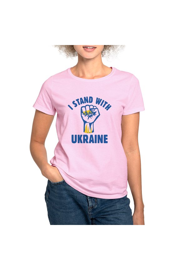 - I Stand With Ukraine Women's Light T Shirt - Women's Classic T-Shirt