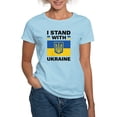 thumbnail image 1 of CafePress - I Stand With Ukraine Women's Light T Shirt - Women's Classic T-Shirt, 1 of 4