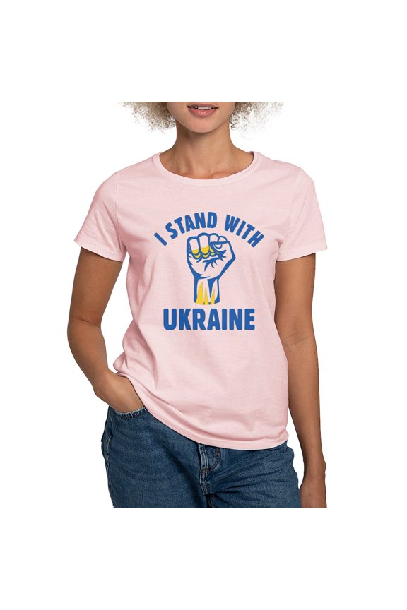 - I Stand With Ukraine Women's Light T Shirt - Women's Classic T-Shirt