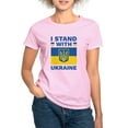 thumbnail image 1 of CafePress - I Stand With Ukraine Women's Light T Shirt - Women's Classic T-Shirt, 1 of 4