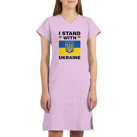CafePress - I Stand With Ukraine - Women's Nightshirt