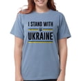 thumbnail image 1 of CafePress - I Stand With Ukraine Womens Comfort Colorsâ® Shirt - Womens Comfort Colors® Shirt, 1 of 4