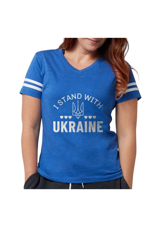 - I Stand With Ukraine - Womens Football Shirt