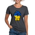 thumbnail image 1 of CafePress - Stand With Ukraine T Shirt - Womens Tri-blend T-Shirt, 1 of 4