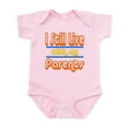 thumbnail image 1 of CafePress - I Still Live My Parents Infant Bodysuit - Baby Light Bodysuit, Size Newborn - 24 Months, 1 of 4
