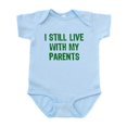 thumbnail image 1 of CafePress - I Still Live With My Parents Body Suit - Baby Light Bodysuit, Size Newborn - 24 Months, 1 of 4