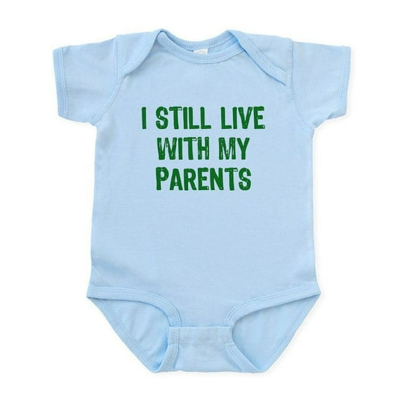 CafePress - I Still Live With My Parents Body Suit - Baby Light Bodysuit, Size Newborn - 24 Months