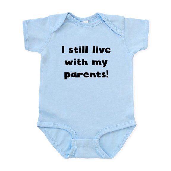 CafePress - I Still Live With My Parents Body Suit - Baby Light Bodysuit, Size Newborn - 24 Months