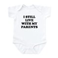 thumbnail image 1 of CafePress - I Still Live With My Parents Body Suit - Baby Light Bodysuit, Size Newborn - 24 Months, 1 of 4