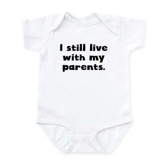CafePress - I Still Live With My Parents Body Suit - Baby Light Bodysuit, Size Newborn - 24 Months