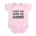 thumbnail image 1 of CafePress - I Still Live With My Parents Infant Bodysuit - Baby Light Bodysuit, Size Newborn - 24 Months, 1 of 4