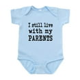 thumbnail image 1 of CafePress - I Still Live With My Parents Infant Bodysuit - Baby Light Bodysuit, Size Newborn - 24 Months, 1 of 4