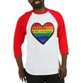 thumbnail image 1 of CafePress - I Support GLBT Rights Baseball Jersey - Cotton Baseball Jersey, 3/4 Raglan Sleeve Shirt, 1 of 4