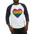 thumbnail image 1 of CafePress - I Support GLBT Rights Baseball Jersey - Cotton Baseball Jersey, 3/4 Raglan Sleeve Shirt, 1 of 4