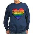 thumbnail image 1 of CafePress - I Support GLBT Rights Sweatshirt (Dark) - Classic Crew Neck Sweatshirt, 1 of 4