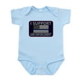 thumbnail image 1 of CafePress - I Support Law Enforcement Infant Bodysuit - Baby Light Bodysuit, Size Newborn - 24 Months, 1 of 4