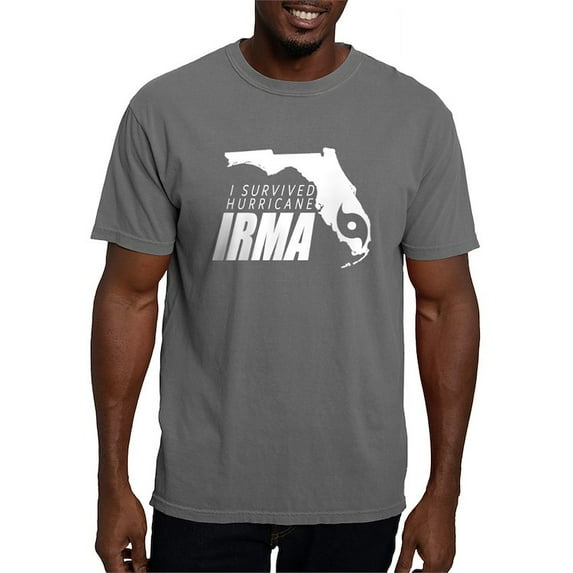 CafePress - I Survived Hurricane Irma T Shirt - Mens Comfort Colors Shirt