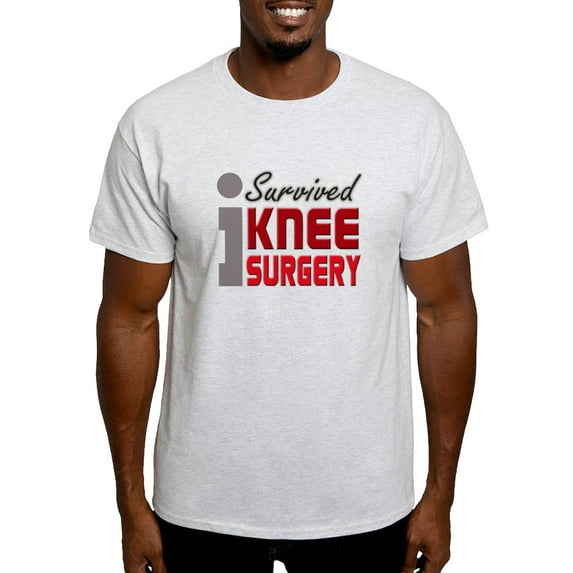 CafePress - I Survived Knee Surgery Light T Shirt - Men's Classic Graphic T-Shirt