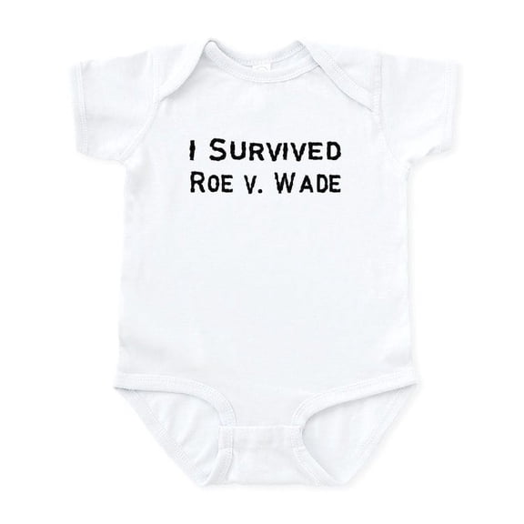 CafePress - I Survived Roe V. Wade Infant Bodysuit - Baby Light Bodysuit, Size Newborn - 24 Months