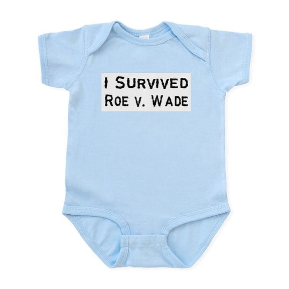 CafePress - I Survived Roe V. Wade Infant Bodysuit - Baby Light Bodysuit, Size Newborn - 24 Months