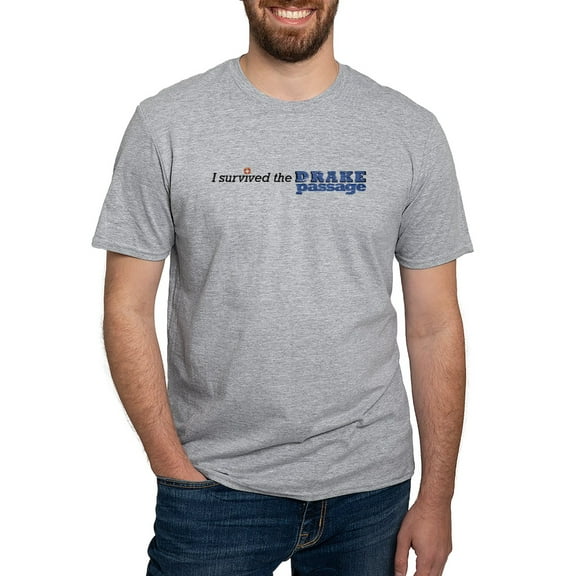 CafePress - I Survived The Drake Passage Fitted T Shirt - Fitted T-Shirt, Vintage Fit Soft Cotton Tee