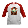 thumbnail image 1 of CafePress - I Teach Little Pumpkins Kids Baseball T Shirt - Kids Cotton Baseball Jersey, 3/4 Sleeve Shirt, 1 of 4