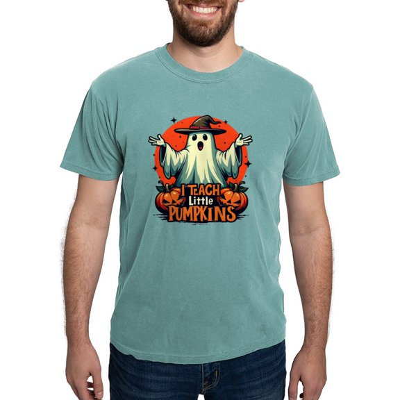 CafePress - I Teach Little Pumpkins Men's Comfort Colors® T Shirt - Mens Comfort Colors Shirt